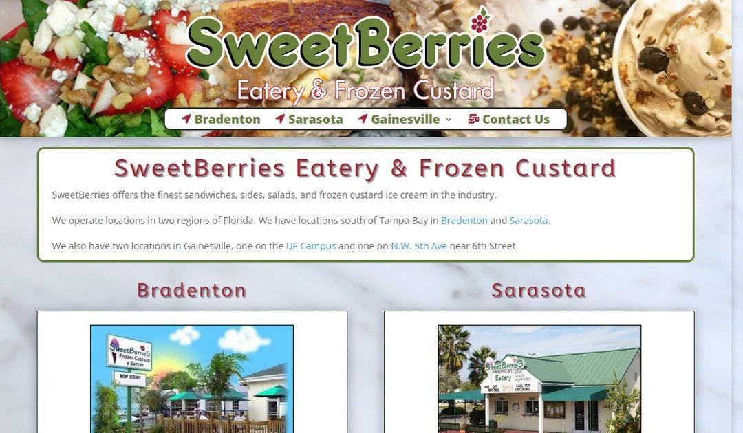SweetBerries image of front page